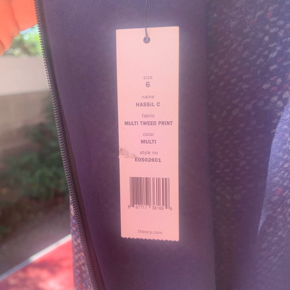 NWT Theory sleeveless silk dress size 6 - Picture 5 of 16